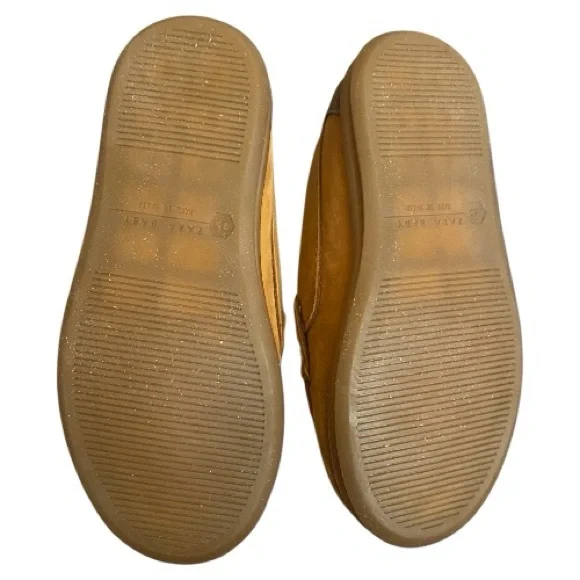 Zara Camel Leather Loafers - Picture 5 of 6